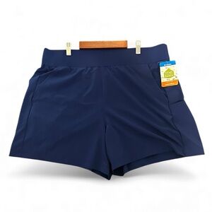 Columbia Navy Blue Women’s Athletic Running Workout Shorts NWT